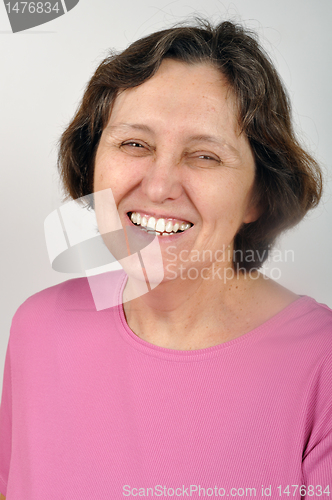 Image of happy smiling senior woman