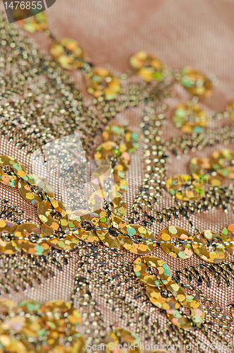 Image of Fabric texture with spangles