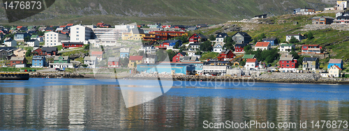 Image of Hammerfest seen from the sea