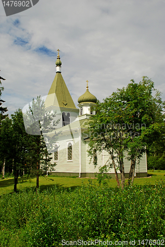 Image of Ortodox church in Pielavesi in Northern Savonia region of Finlan