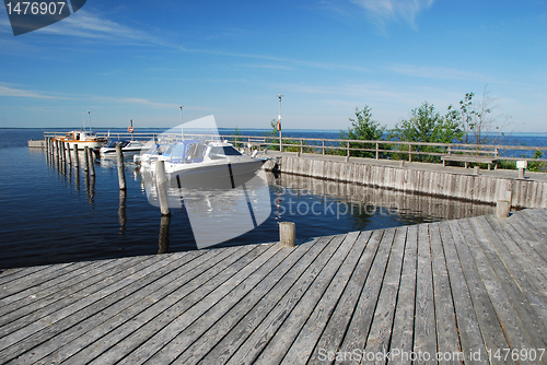 Image of boat station in Manamansalo island, Kainuu, Finland