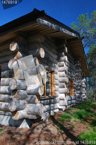 Image of Traditional Finnish home construction