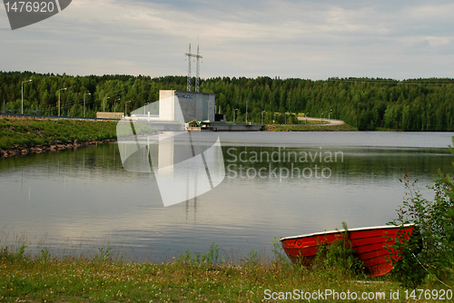 Image of Vanttauskoski hydroelectric plant in northen Finland
