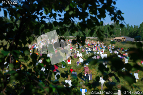 Image of Guiet people, memorial on winter war in Suomussalmi region of Fi