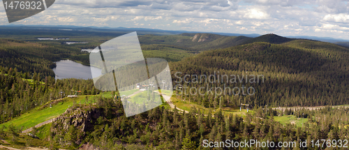 Image of Panorama of easten Kuusamo landscape
