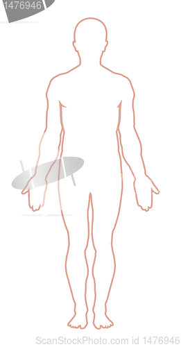 Image of Man body outline