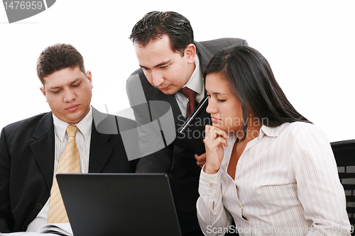 Image of Business people working in team in the office 