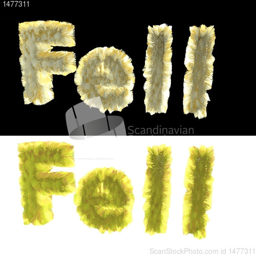 Image of 3d Fell Text