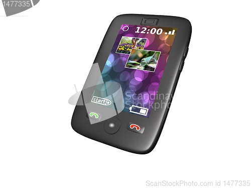 Image of 3d smartphone