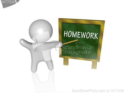 Image of homework guy 3d