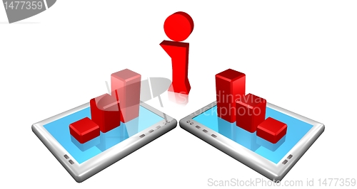 Image of 3d tablet pcs diagram
