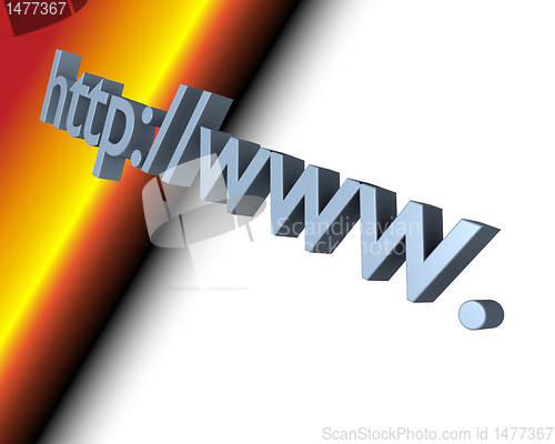 Image of www text 3d