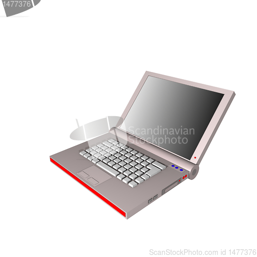 Image of 3d laptop