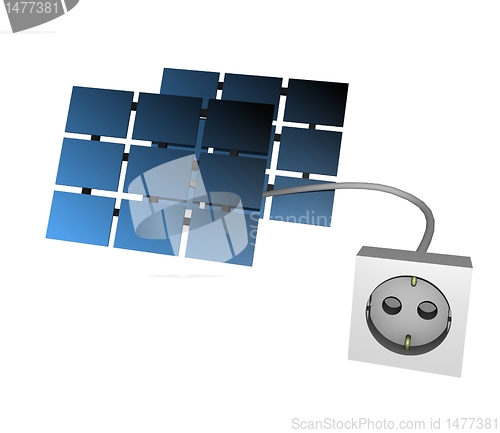 Image of 3d solar plug