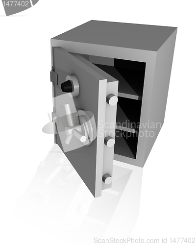 Image of money safe 3d