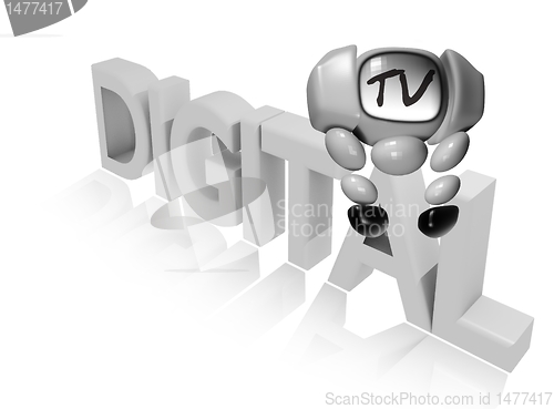 Image of digital tv