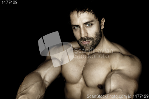 Image of bodybuilding man