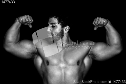 Image of bodybuilding man