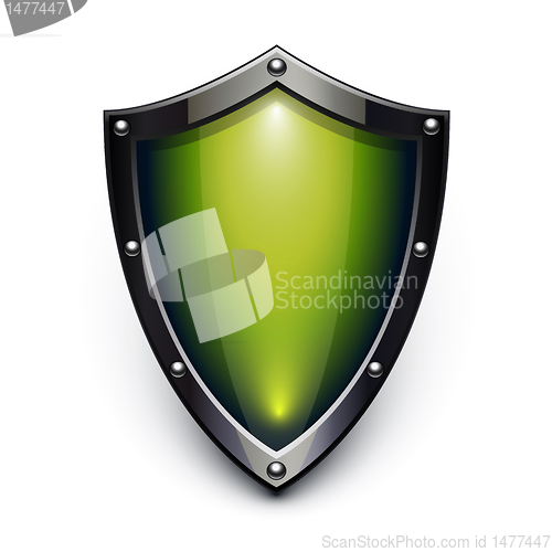 Image of Green security shield