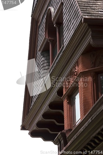 Image of Close up on the Old Governer's Mansion in Helena Montana