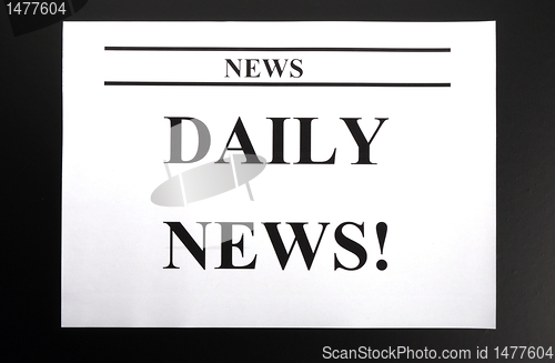 Image of newspaper