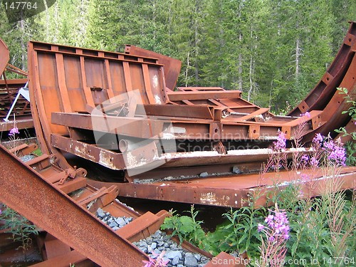 Image of Rusty industrial junk