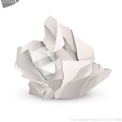 Image of Crumpled paper ball