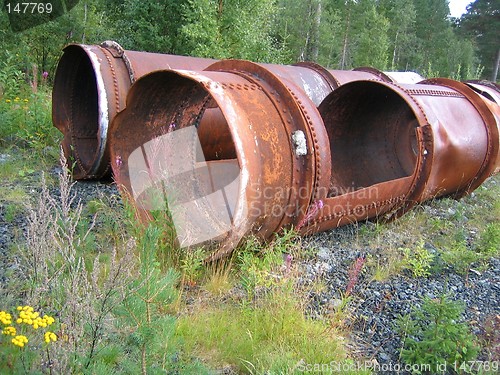 Image of Rusty pipelines