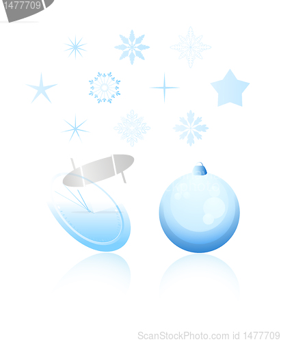 Image of Christmas vector collection 