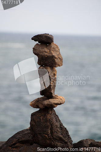 Image of Rock Pile or Pepple sculpture