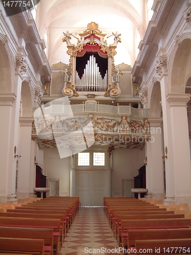 Image of Majestic old organ in Dubrovnik cathedral