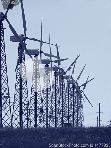 Image of wind turbines