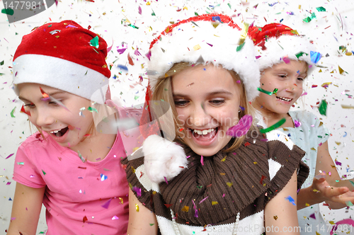 Image of children celebrating Christmas