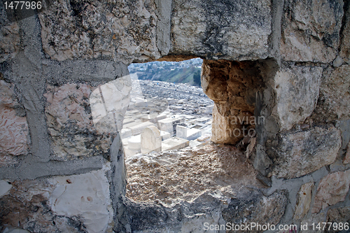 Image of The Jewish cemetery on the Mount of Olives, in Jerusalem