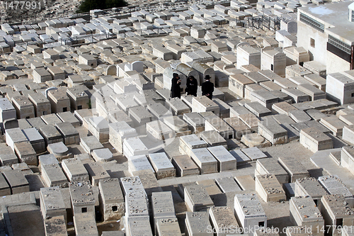 Image of The Jewish cemetery on the Mount of Olives, in Jerusalem