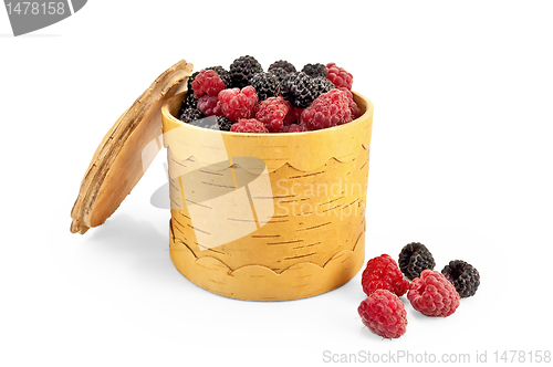 Image of Raspberries and blackberries in Berestovo tueske