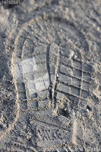 Image of tracks in the dirt