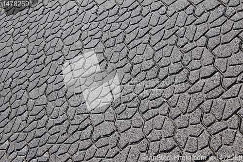 Image of modern street bricks