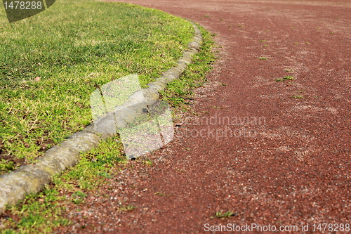Image of runner track texture