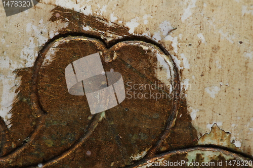Image of old furniture texture