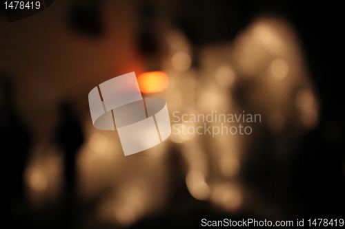 Image of city light blur