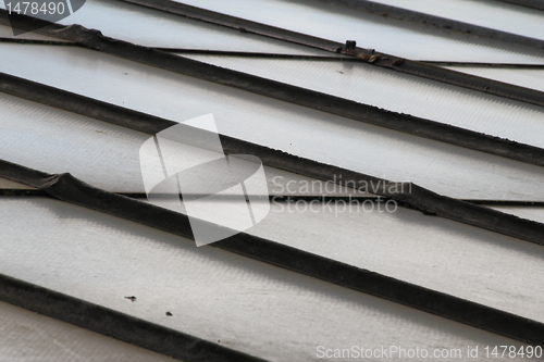 Image of old greenhouse roof