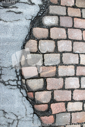 Image of brick street texture