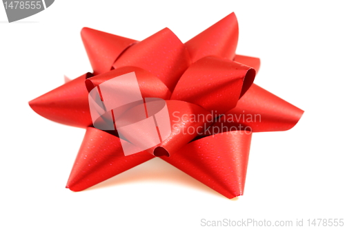 Image of Decorative gift ribbon close up.