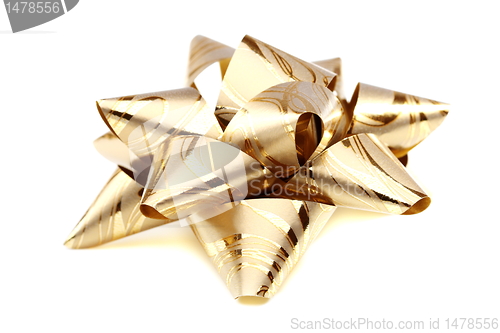 Image of Decorative gift ribbon close up.