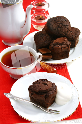 Image of Chocolate muffins.