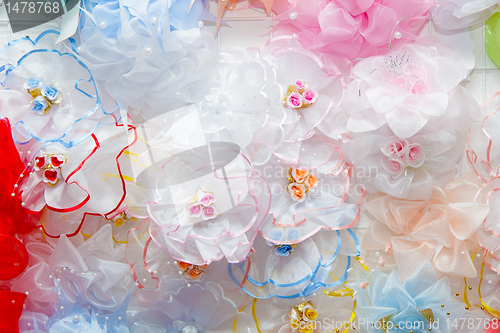 Image of background of the bows for the hair