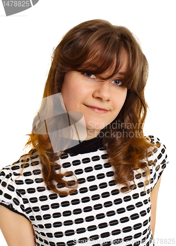 Image of Portrait of a young beautiful woman