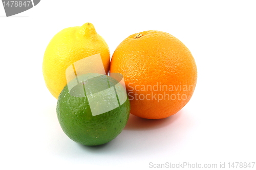 Image of lemon orange and citron fruit