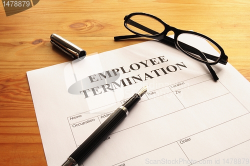 Image of employee termination